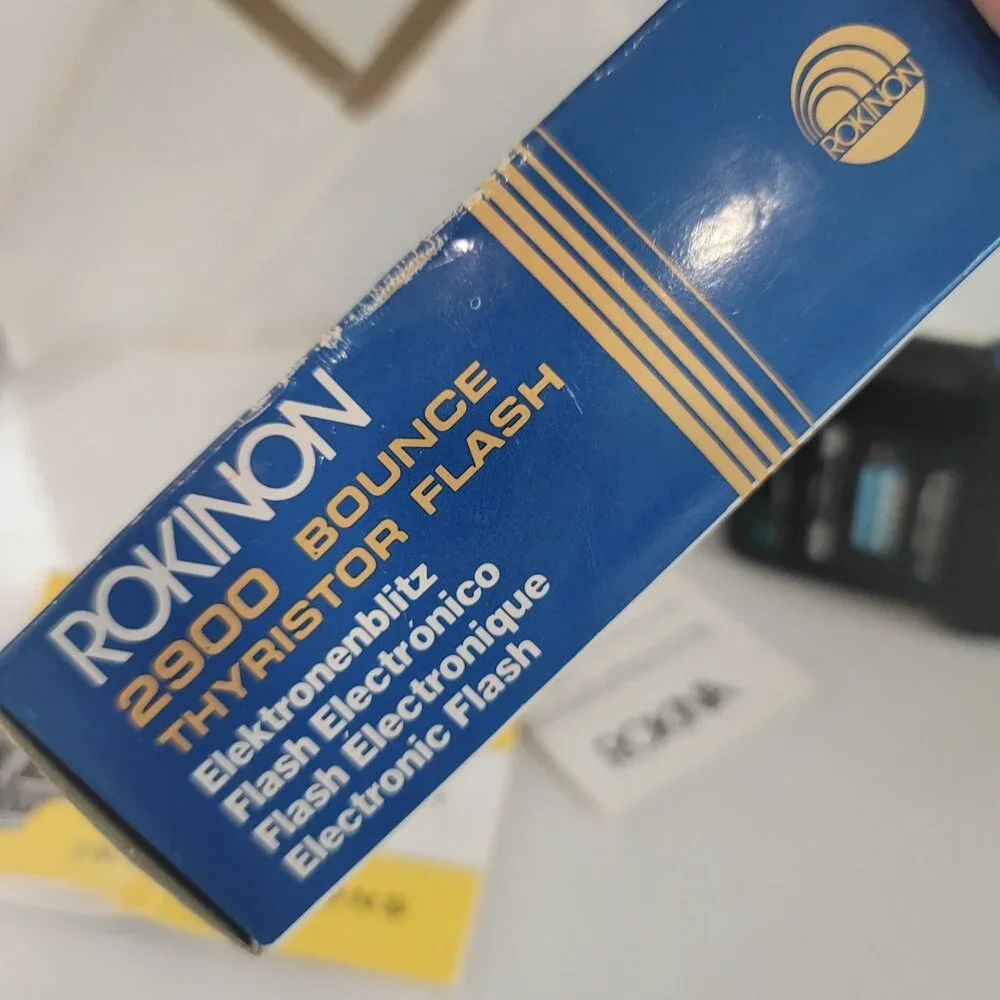 Rokinon 2900 Bounce Thyristor Flash For 35mm Cameras Automatic Computer Control